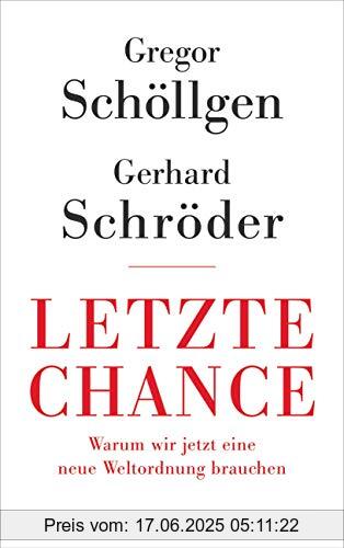 Brand : DVA Dt.Verlags-Anstalt, Binding : Gebundene Ausgabe, Label : Deutsche Verlags-Anstalt, Publisher : Deutsche Verlags-Anstalt, medium : Gebundene Ausgabe, numberOfPages : 256, publicationDate : 2021-01-25, authors : Gregor Schöllgen, Gerhard Schröder, ISBN : 3421048762