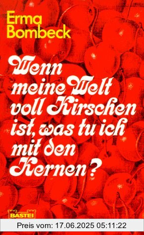Binding : Broschiert, Label : Bastei Lübbe, Publisher : Bastei Lübbe, NumberOfItems : 1, medium : Broschiert, publicationDate : 2002-06-01, authors : Erma Bombeck, languages : german, ISBN : 3404111745