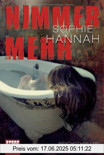 Brand : Bastei Lübbe, Binding : Taschenbuch, Edition : Aufl. 2011, Label : Bastei Lübbe (Bastei Lübbe Taschenbuch), Publisher : Bastei Lübbe (Bastei Lübbe Taschenbuch), medium : Taschenbuch, numberOfPages : 528, publicationDate : 2010-11-27, authors : Sophie Hannah, translators : Grube, Anke Angela, languages : german, ISBN : 3404165284