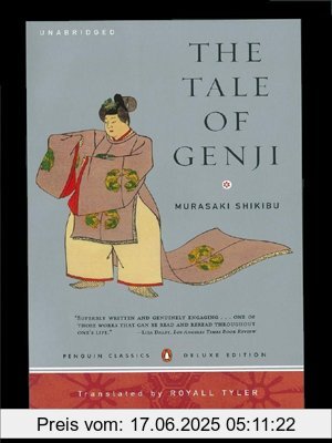 Binding : Taschenbuch, Edition : Reprint, Label : Penguin Classics, Publisher : Penguin Classics, NumberOfItems : 1, Format : Rauer Buchschnitt, medium : Taschenbuch, numberOfPages : 1216, publicationDate : 2003-04-24, releaseDate : 2002-11-26, authors : Murasaki Shikibu, translators : Royall Tyler, languages : english, ISBN : 014243714X
