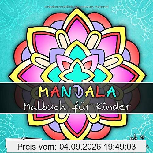 Mandala Malbuch für Kinder ab 4 Jahren