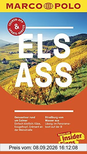 MARCO POLO Reiseführer Elsass: Reisen mit Insider-Tipps. Inklusive kostenloser Touren-App & Update-Service