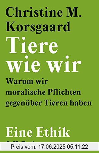 Brand : Beck C. H., Binding : Gebundene Ausgabe, Edition : 1, Label : C.H.Beck, Publisher : C.H.Beck, medium : Gebundene Ausgabe, numberOfPages : 346, publicationDate : 2021-03-18, releaseDate : 2021-03-18, authors : Korsgaard, Christine M., translators : Stefan Lorenzer, ISBN : 3406765459