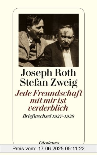 Binding : Broschiert, Edition : 1, Label : Diogenes, Publisher : Diogenes, medium : Broschiert, numberOfPages : 624, publicationDate : 2014-02-26, authors : Joseph Roth, Stefan Zweig, languages : german, ISBN : 3257242794