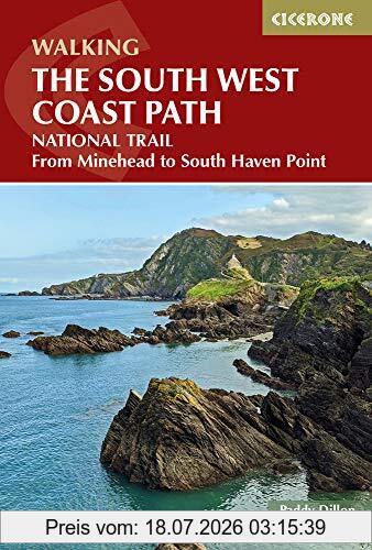 Paddy Dillon Walking The South West Coast Path, National Trail From Minehead To South Haven Point (Uk Long-distance Trails)