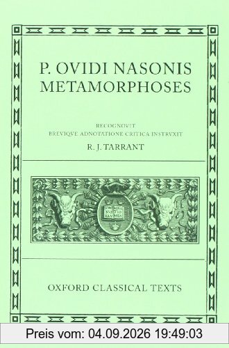 Ovid Metamorphoses (Oxford Classical Texts)