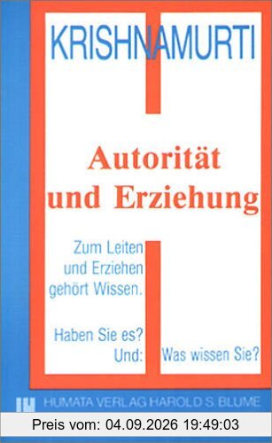 Autorität und Erziehung