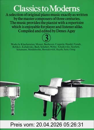 Various Classics To Moderns Book 3 Pf