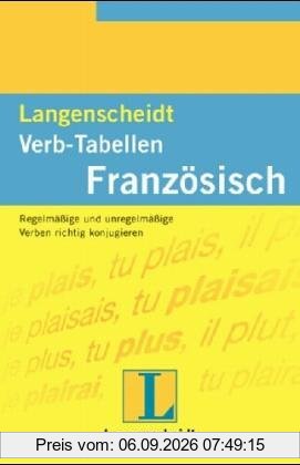 Langenscheidts Verb-Tabellen, Französisch