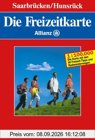Die Freizeitkarte Allianz, Bl.22, Saarbrücken, Hunsrück