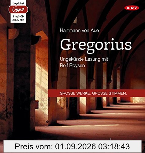Gregorius: Ungekürzte Lesung (1 mp3-CD)