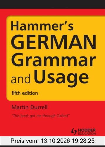 Hammer's German Grammar and Usage (HRG)