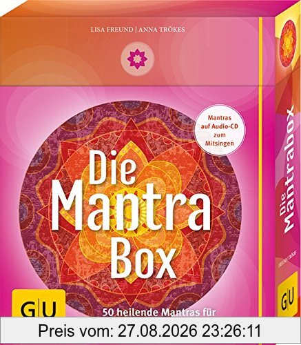 Die Mantrabox (Box mit Karten, Booklet und Audio-CD): 50 heilende Mantras für Körper, Geist und Seele (GU Buch plus Körper, Geist & Seele)