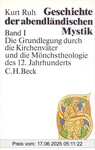 Binding : Gebundene Ausgabe, Edition : 2, Label : C.H.Beck, Publisher : C.H.Beck, NumberOfItems : 1, medium : Gebundene Ausgabe, numberOfPages : 414, publicationDate : 2001-03-20, releaseDate : 2001-03-20, authors : Kurt Ruh, ISBN : 3406344712