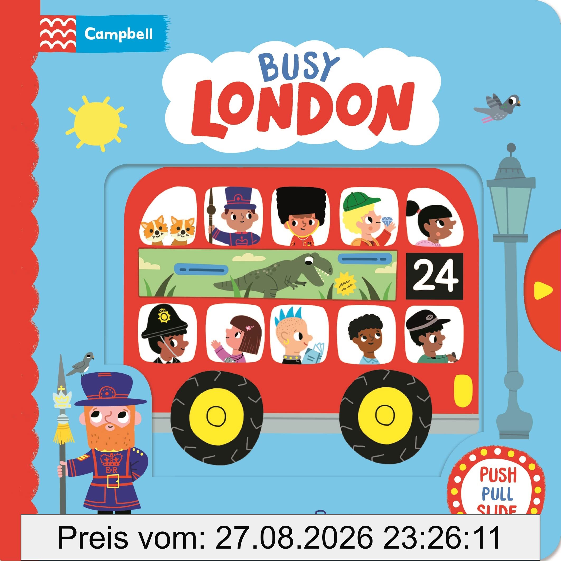 Busy London: A Push, Pull and Slide Book