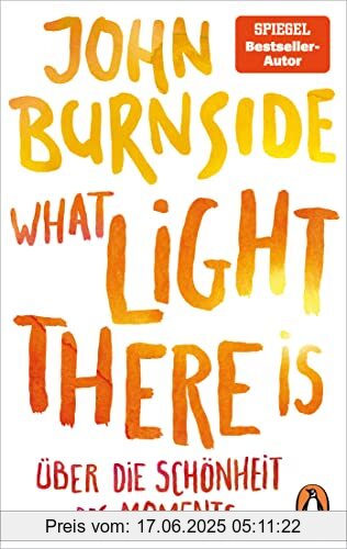 Binding : Taschenbuch, Edition : Erstmals im TB, Label : Penguin Verlag, Publisher : Penguin Verlag, medium : Taschenbuch, numberOfPages : 176, publicationDate : 2022-08-10, releaseDate : 2022-08-10, authors : John Burnside, translators : Bernhard Robben, ISBN : 3328108335