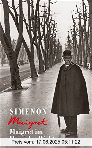 Binding : Gebundene Ausgabe, Edition : 1, Label : Kampa Verlag, Publisher : Kampa Verlag, medium : Gebundene Ausgabe, numberOfPages : 208, publicationDate : 2018-10-04, authors : Georges Simenon, translators : Thomas Bodmer, ISBN : 3311130219