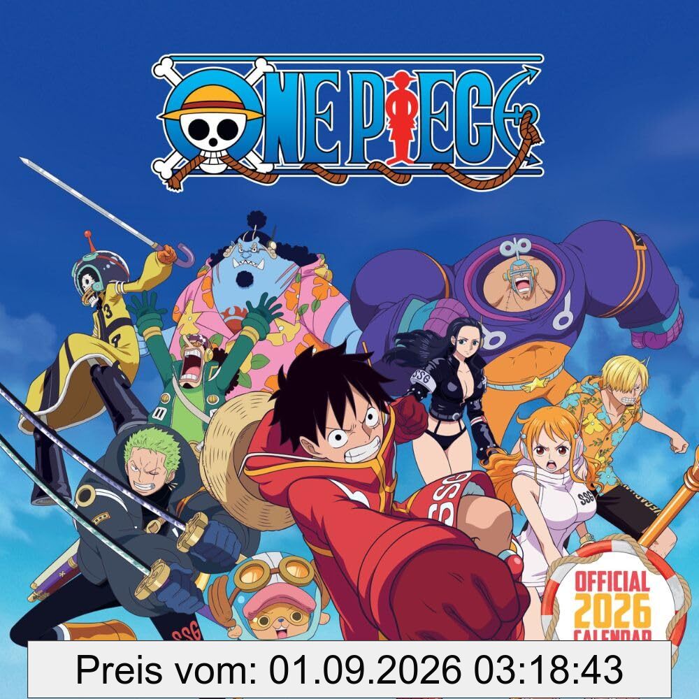ONE PIECE 2026 SQUARE CALENDAR