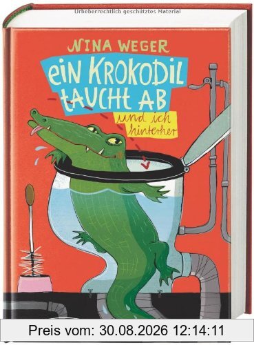 Ein Krokodil taucht ab