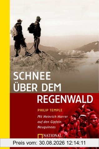 Schnee über dem Regenwald
