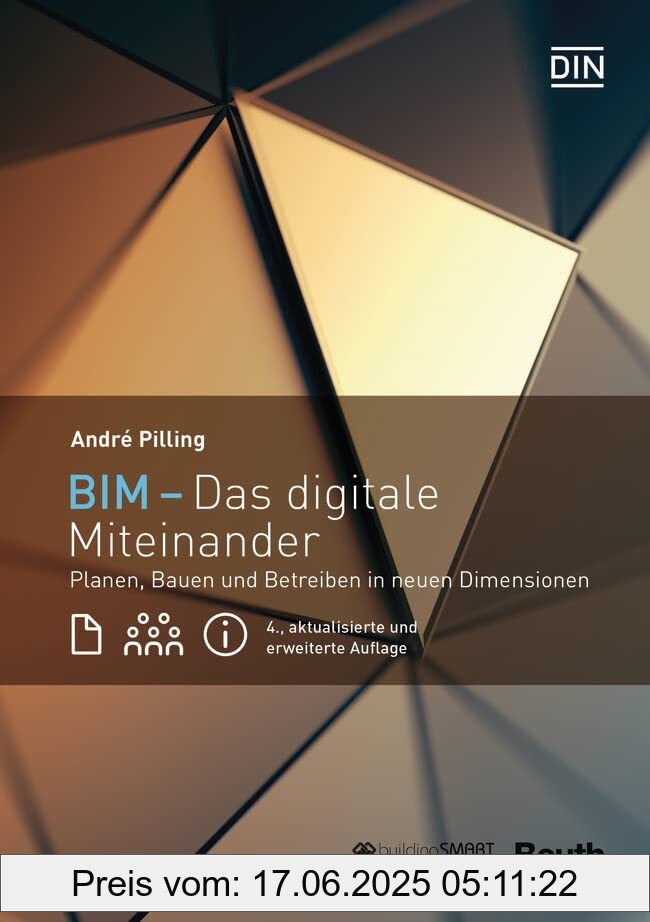 Binding : Bibliothekseinband, Edition : aktualisierte und erweiterte, Label : Beuth, Publisher : Beuth, medium : Sonstige Einbände, numberOfPages : 292, publicationDate : 2022-11-16, authors : André Pilling, publishers : DIN e.V., ISBN : 3410313575