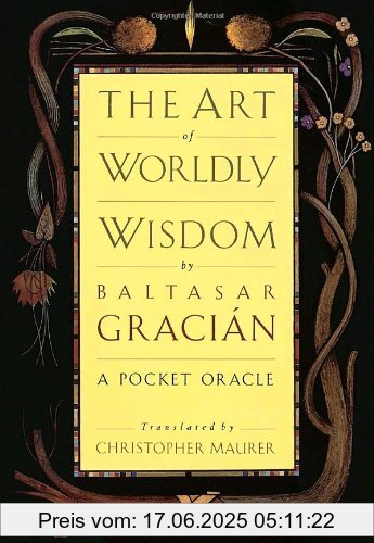 Binding : Gebundene Ausgabe, Edition : 1, Label : Crown Business, Publisher : Crown Business, NumberOfItems : 1, PackageQuantity : 1, medium : Gebundene Ausgabe, numberOfPages : 208, publicationDate : 1991-12-01, releaseDate : 1991-12-01, authors : Baltasar Gracián, translators : Christopher Maurer, languages : english, ISBN : 0385421311