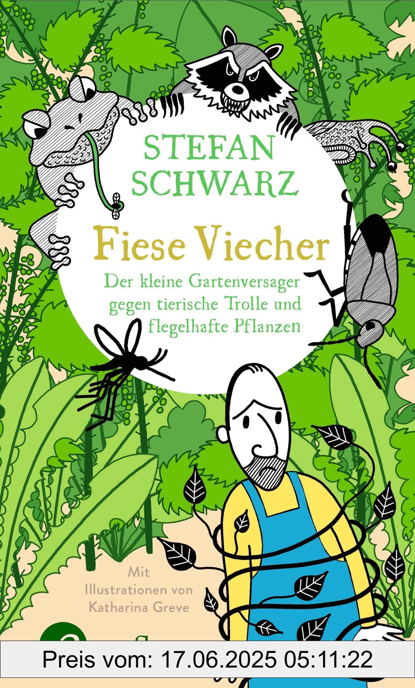 Binding : hardcover, Edition : 1., Label : Fiese Viecher : Der kleine Gartenversager gegen tierische Trolle und flegelhafte Pflanzen, medium : hardcover, numberOfPages : 159, publicationDate : 2025-03-12, languages : german, ISBN : 3351042337