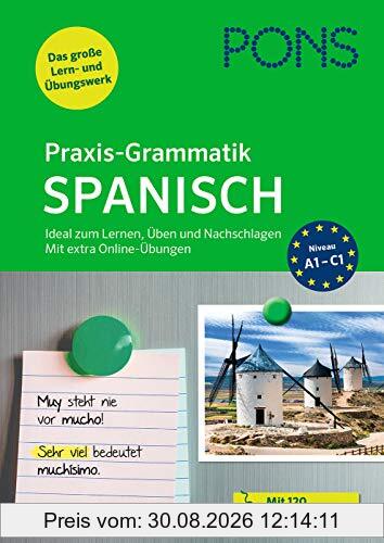 PONS Praxis-Grammatik Spanisch: Ideal zum Lernen, Üben und Nachschlagen. Mit extra Online-Übungen.