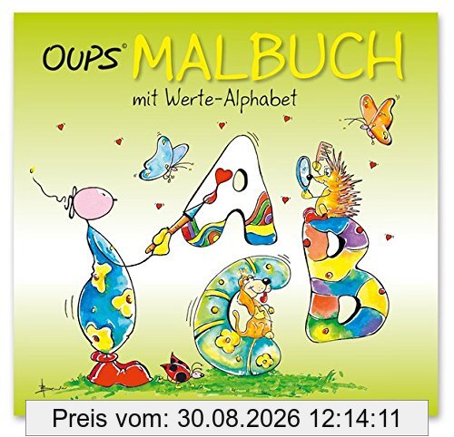 Oups Malbuch mit Werte-Alphabet