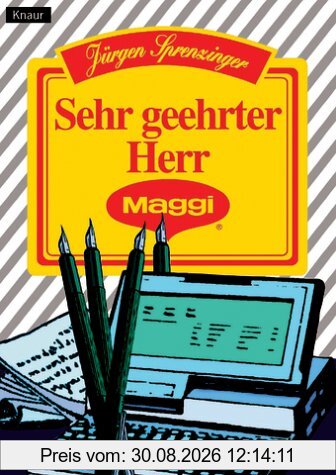 Sehr geehrter Herr Maggi