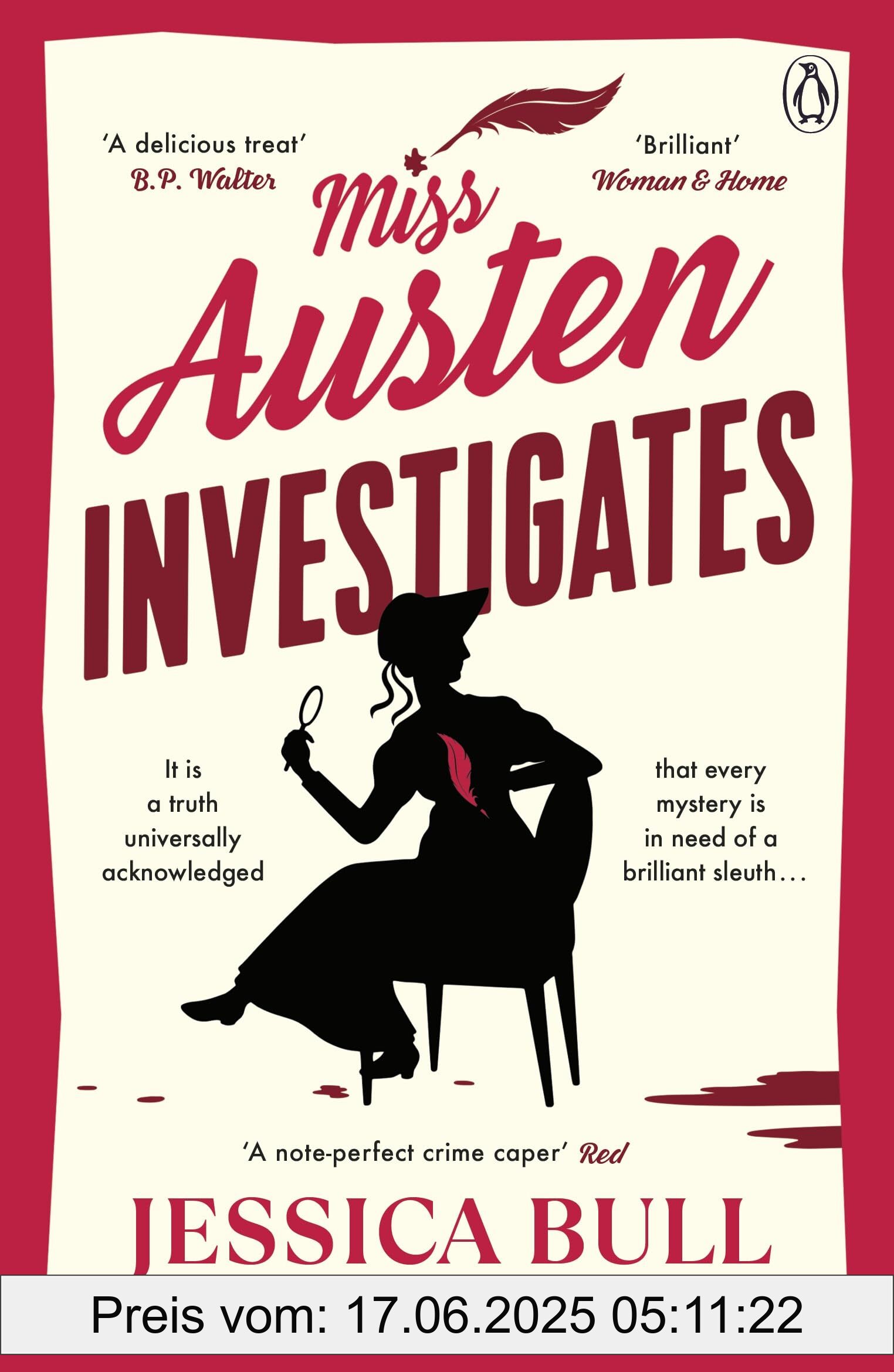 Brand : Michael Joseph, Binding : paperback, Label : Miss Austen Investigates : Murder She Wrote : A feel-good mystery for fans of Janice Hallet, medium : paperback, numberOfPages : 368, publicationDate : 2024-10-10, releaseDate : 2024-10-10, languages : english, ISBN : 1405956682