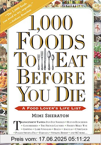 Binding : Taschenbuch, Label : Workman Publishing, Publisher : Workman Publishing, NumberOfItems : 1, PackageQuantity : 1, medium : Taschenbuch, numberOfPages : 1008, publicationDate : 2015-01-20, authors : Mimi Sheraton, languages : english, ISBN : 0761141685