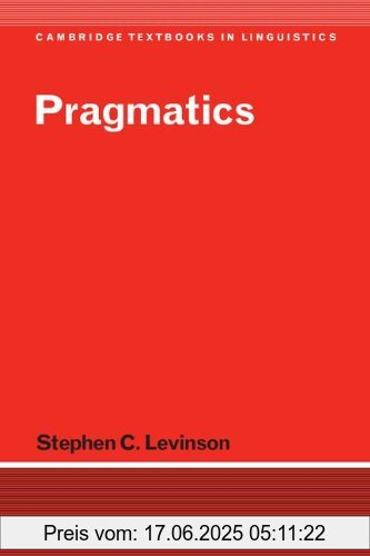 Binding : Taschenbuch, Label : Cambridge University Press, Publisher : Cambridge University Press, NumberOfItems : 1, medium : Taschenbuch, numberOfPages : 436, publicationDate : 1983-06-09, authors : Levinson, Stephen C., languages : english, ISBN : 0521294142