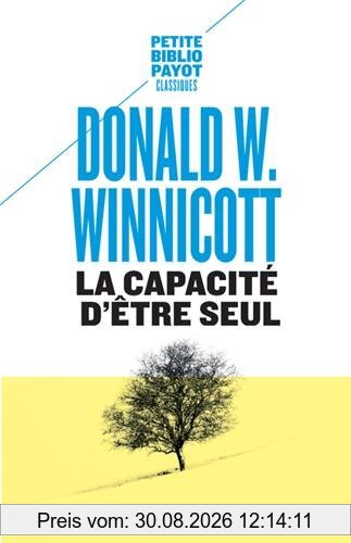 La capacité d'être seul
