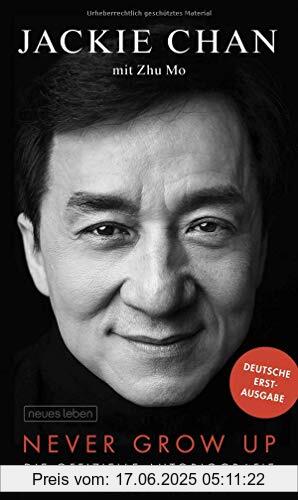 Binding : Gebundene Ausgabe, Edition : 1, Label : Neues Leben, Publisher : Neues Leben, medium : Gebundene Ausgabe, numberOfPages : 400, publicationDate : 2020-03-10, authors : Jackie Chan, Zhu Mo, translators : Shaya Zarrin, ISBN : 3355018929
