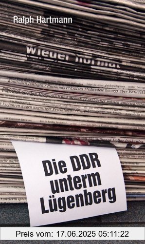 Binding : Broschiert, Edition : 1, Label : edition ost, Publisher : edition ost, medium : Broschiert, numberOfPages : 160, publicationDate : 2010-08-12, authors : Ralph Hartmann, languages : german, ISBN : 3360018206