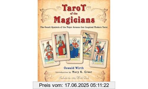 Brand : Weiser Books, Binding : Taschenbuch, Edition : Reprint, Label : Red Wheel/Weiser, Publisher : Red Wheel/Weiser, NumberOfItems : 1, PackageQuantity : 1, Format : Illustriert, medium : Taschenbuch, numberOfPages : 256, publicationDate : 2013-02-01, releaseDate : 2013-02-01, authors : Oswald Wirth, ISBN : 1578635314