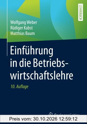 Einführung in die Betriebswirtschaftslehre