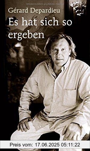 Binding : Gebundene Ausgabe, Edition : 1, Label : Das Neue Berlin, Publisher : Das Neue Berlin, medium : Gebundene Ausgabe, numberOfPages : 192, publicationDate : 2015-03-10, authors : Gérard Depardieu, Véronique Grosjean (Übers.), languages : german, ISBN : 3360021975