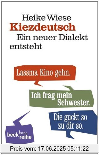 Binding : Taschenbuch, Edition : 2., durchgesehene Auflage, Label : C.H.Beck, Publisher : C.H.Beck, medium : Taschenbuch, numberOfPages : 280, publicationDate : 2012-04-25, authors : Heike Wiese, languages : german, ISBN : 3406630340