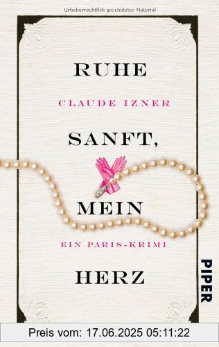Binding : Taschenbuch, Label : Piper Taschenbuch, Publisher : Piper Taschenbuch, medium : Taschenbuch, numberOfPages : 352, publicationDate : 2012-10-09, authors : Claude Izner, translators : Gaby Wurster, languages : german, ISBN : 3492301215