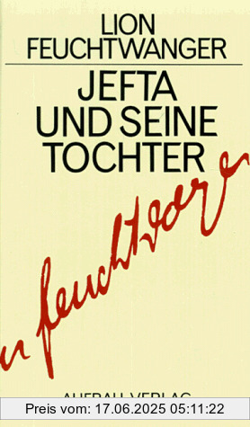 Binding : Gebundene Ausgabe, Edition : 1, Label : Aufbau Verlag, Publisher : Aufbau Verlag, medium : Gebundene Ausgabe, numberOfPages : 264, publicationDate : 1995-07-01, authors : Lion Feuchtwanger, languages : german, ISBN : 3351022174