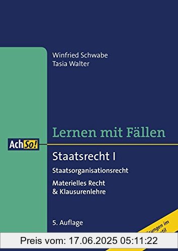 Binding : Taschenbuch, Edition : 5., überarbeitete Auflage, 2018, Label : Richard Boorberg Verlag, Publisher : Richard Boorberg Verlag, medium : Taschenbuch, numberOfPages : 368, publicationDate : 2018-04-12, authors : Winfried Schwabe, Tasia Walter, ISBN : 3415062716
