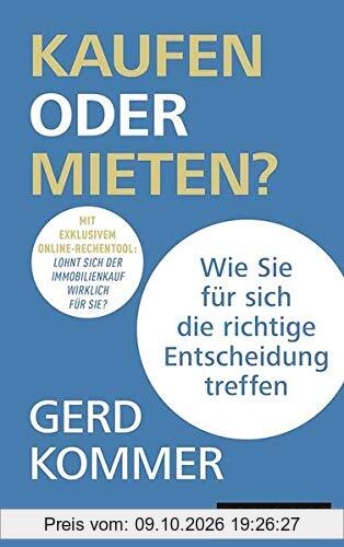 Kaufen oder Mieten?: Wie Sie für sich die richtige Entscheidung treffen