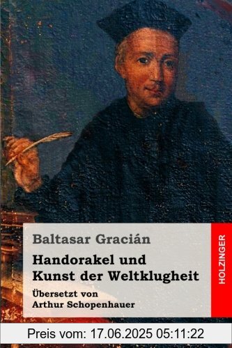 Binding : Taschenbuch, Label : CreateSpace Independent Publishing Platform, Publisher : CreateSpace Independent Publishing Platform, medium : Taschenbuch, numberOfPages : 128, publicationDate : 2016-01-08, authors : Baltasar Gracián, translators : Arthur Schopenhauer, ISBN : 1523298456