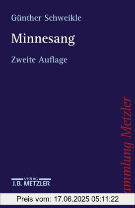 Binding : Broschiert, Edition : 2., korr. A., Label : Metzler, Publisher : Metzler, medium : Broschiert, numberOfPages : 248, publicationDate : 1995-08-09, authors : Günther Schweikle, languages : german, ISBN : 3476122441