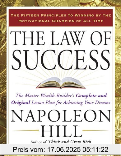 Binding : Taschenbuch, Edition : Original, Label : Tarcher, Publisher : Tarcher, NumberOfItems : 1, medium : Taschenbuch, numberOfPages : 640, publicationDate : 2008-12-26, releaseDate : 2008-12-26, authors : Napoleon Hill, languages : english, ISBN : 158542689X