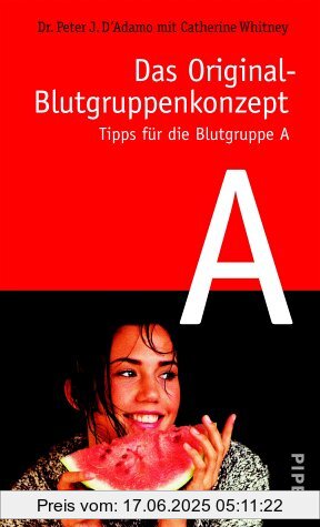 Binding : Gebundene Ausgabe, Label : Piper, Publisher : Piper, medium : Gebundene Ausgabe, numberOfPages : 128, publicationDate : 2005-05-01, authors : D'Adamo, Peter J., languages : german, ISBN : 3492044557