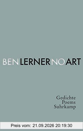 No Art: Poems / Gedichte