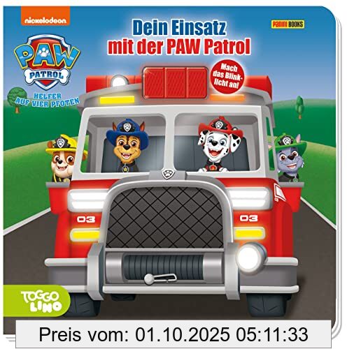 PAW Patrol: Dein Einsatz mit der PAW Patrol: Pappbilderbuch mit Stanzung und Lichtelement
